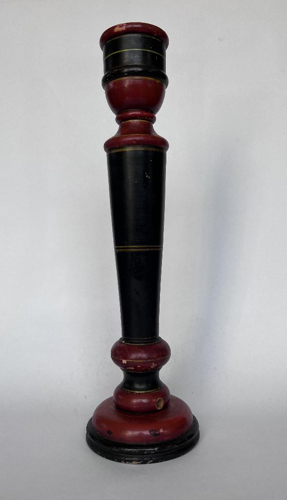 Gebatikt houten lampvoet - Amsterdamse school, Ophalen of Verzenden