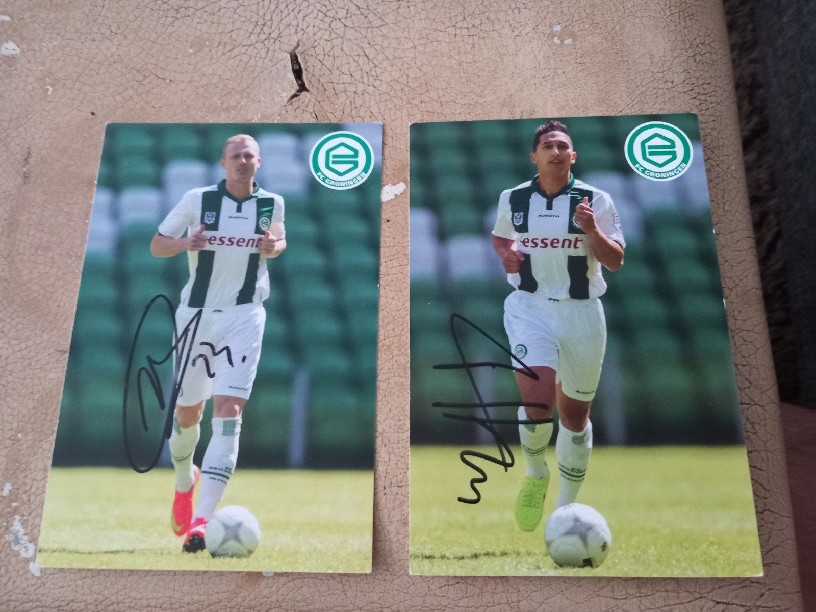 2 spelerskaarte Fc Groningen, Ophalen of Verzenden, Zo goed als nieuw, Overige binnenlandse clubs, Spelerskaart