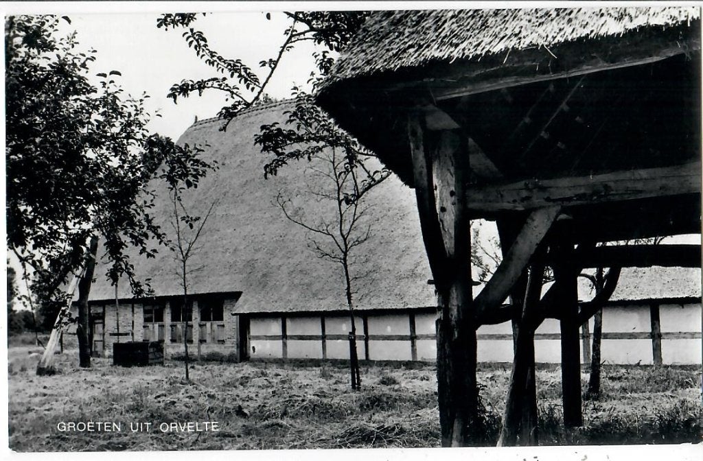 Orvelte - Groeten uit, Verzenden, 1940 tot 1960, Ongelopen, Drenthe