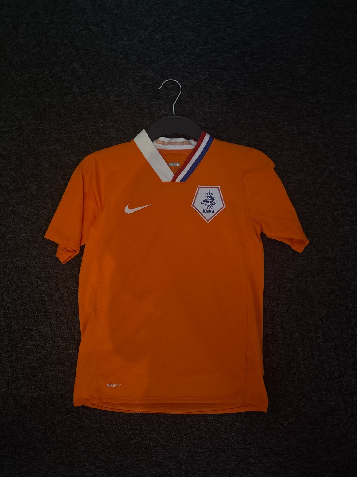 Nike Nederland Oranje Thuisshirt KNVB, Verzenden, Zo goed als nieuw, Maat 46 (S) of kleiner, Oranje