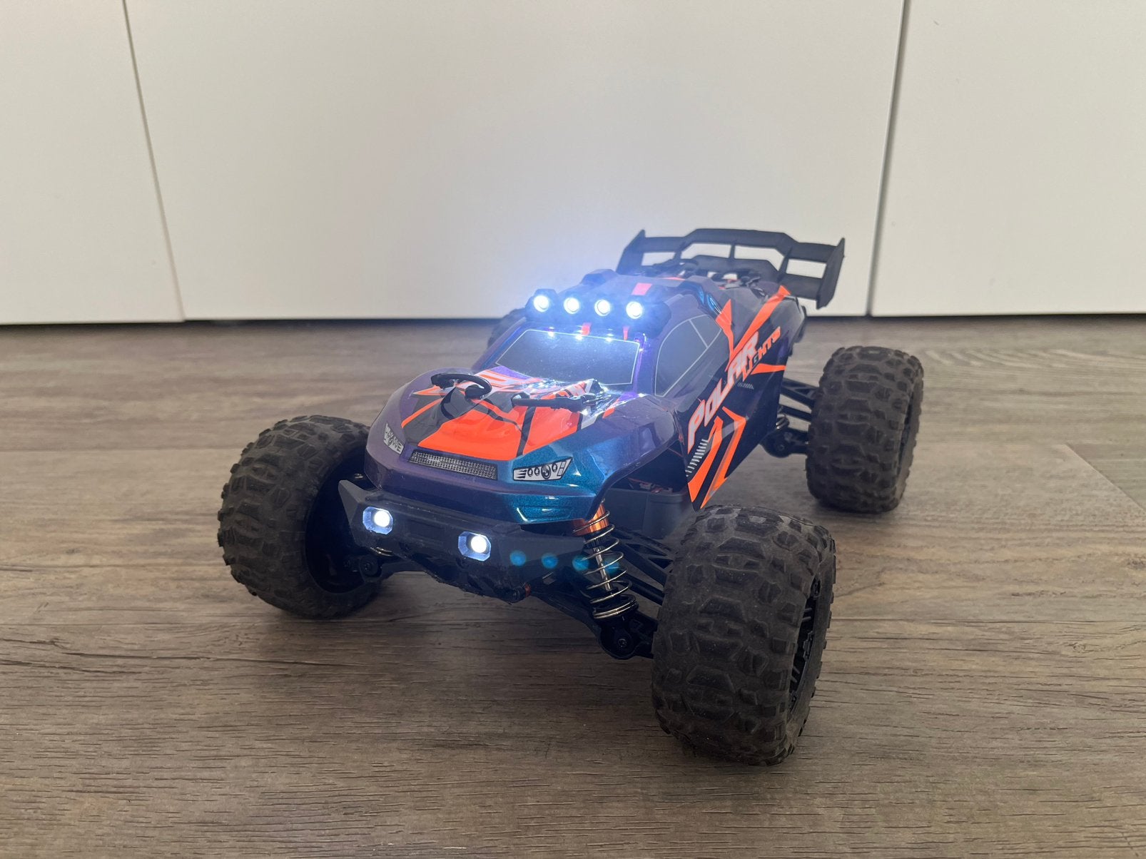 Hospeed polar lights rc auto 4wd rtr, Gebruikt, Auto offroad, Ophalen of Verzenden, Schaal 1:16
