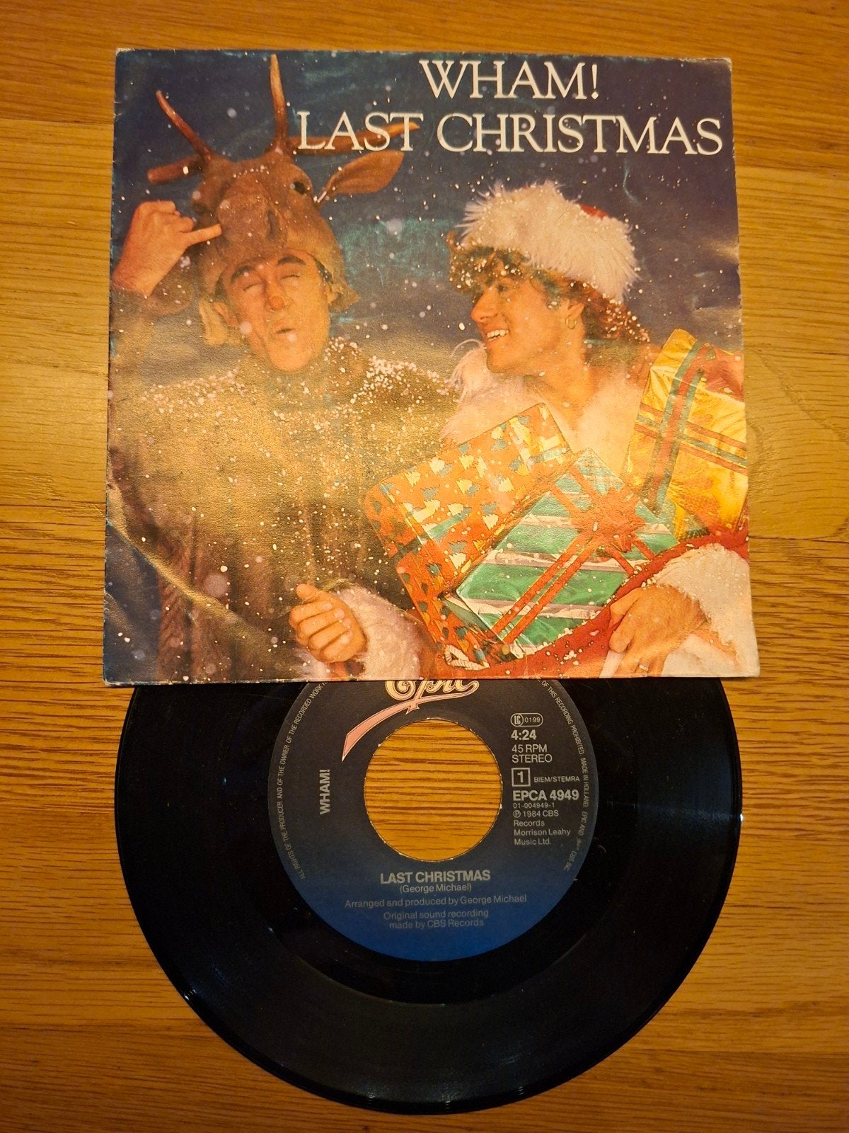 Wham! - Last Christmas (Single, 1984), Gebruikt, 7 inch, Ophalen of Verzenden, Pop