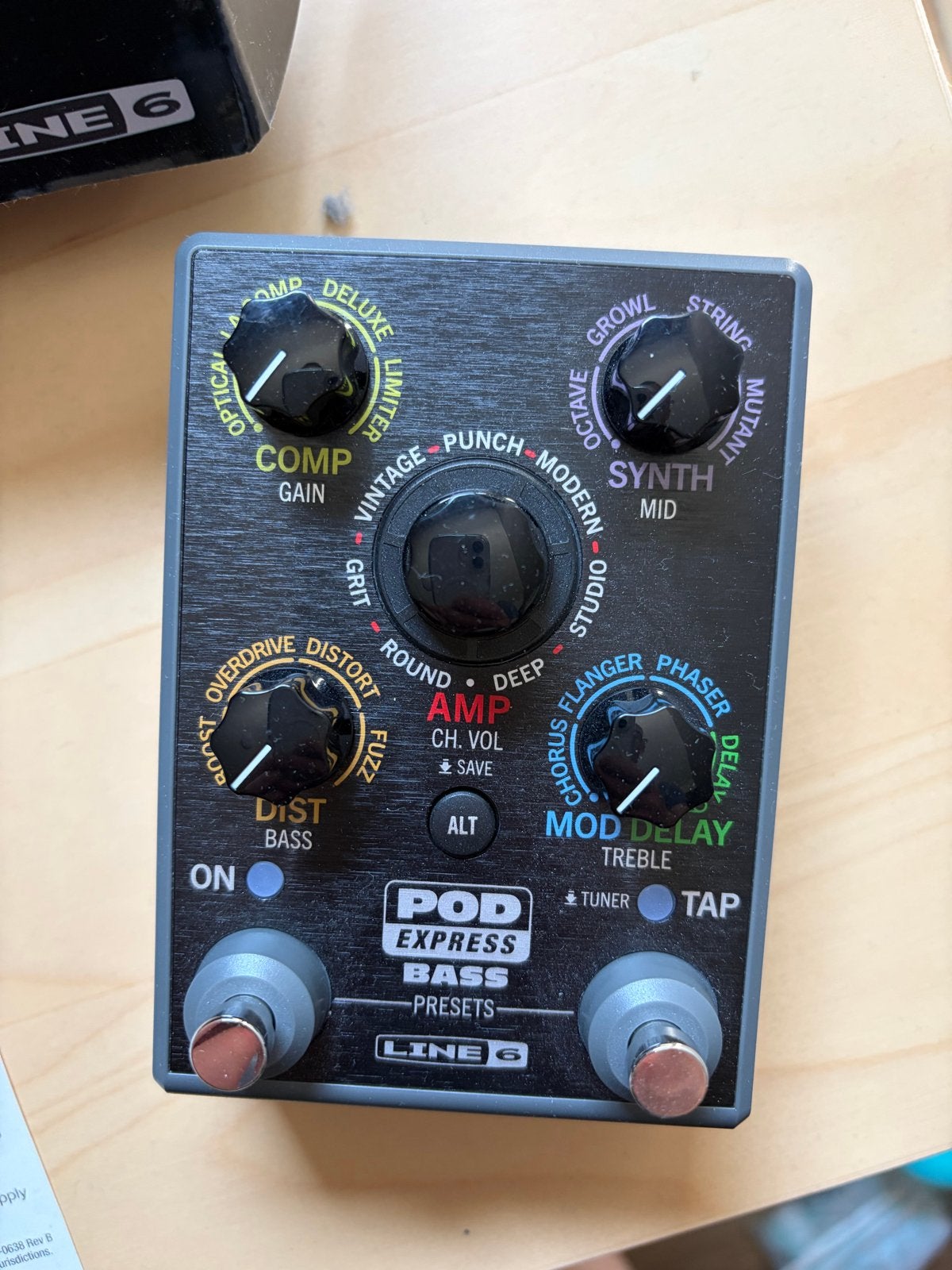 Line 6 POD Express Bass Multi-effectpedaal, Muziek en Instrumenten, Ophalen of Verzenden, Zo goed als nieuw, Multi-effect