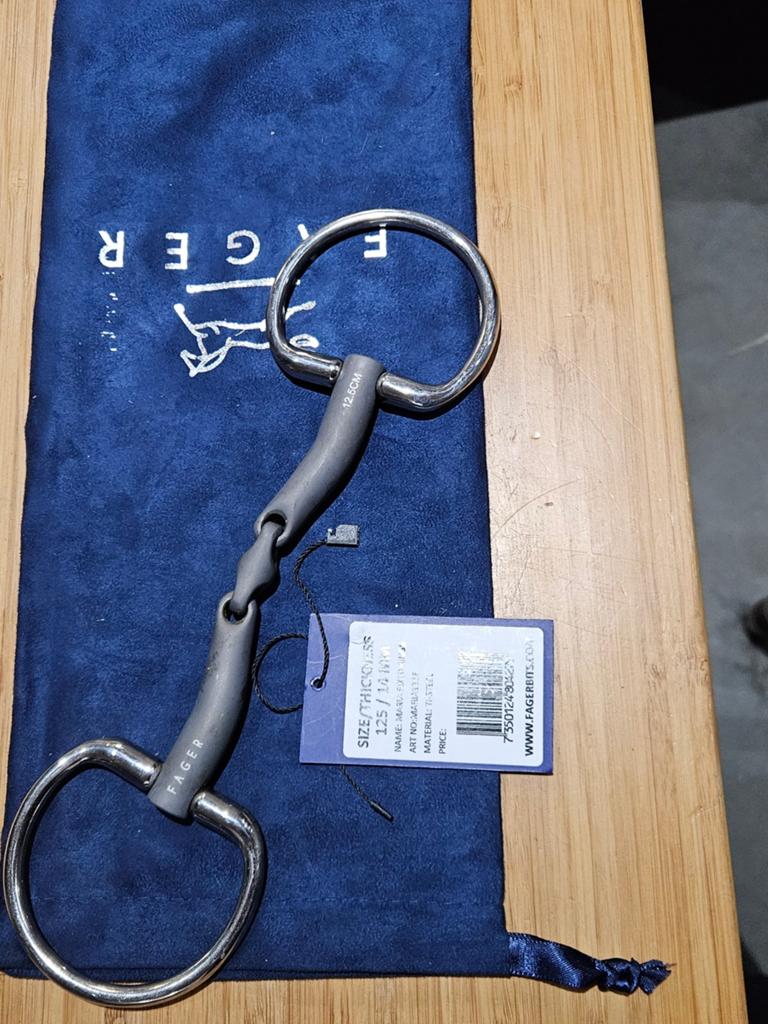 Fager Maria titanium bit 12,5 cm, Ophalen of Verzenden, Dressuur
