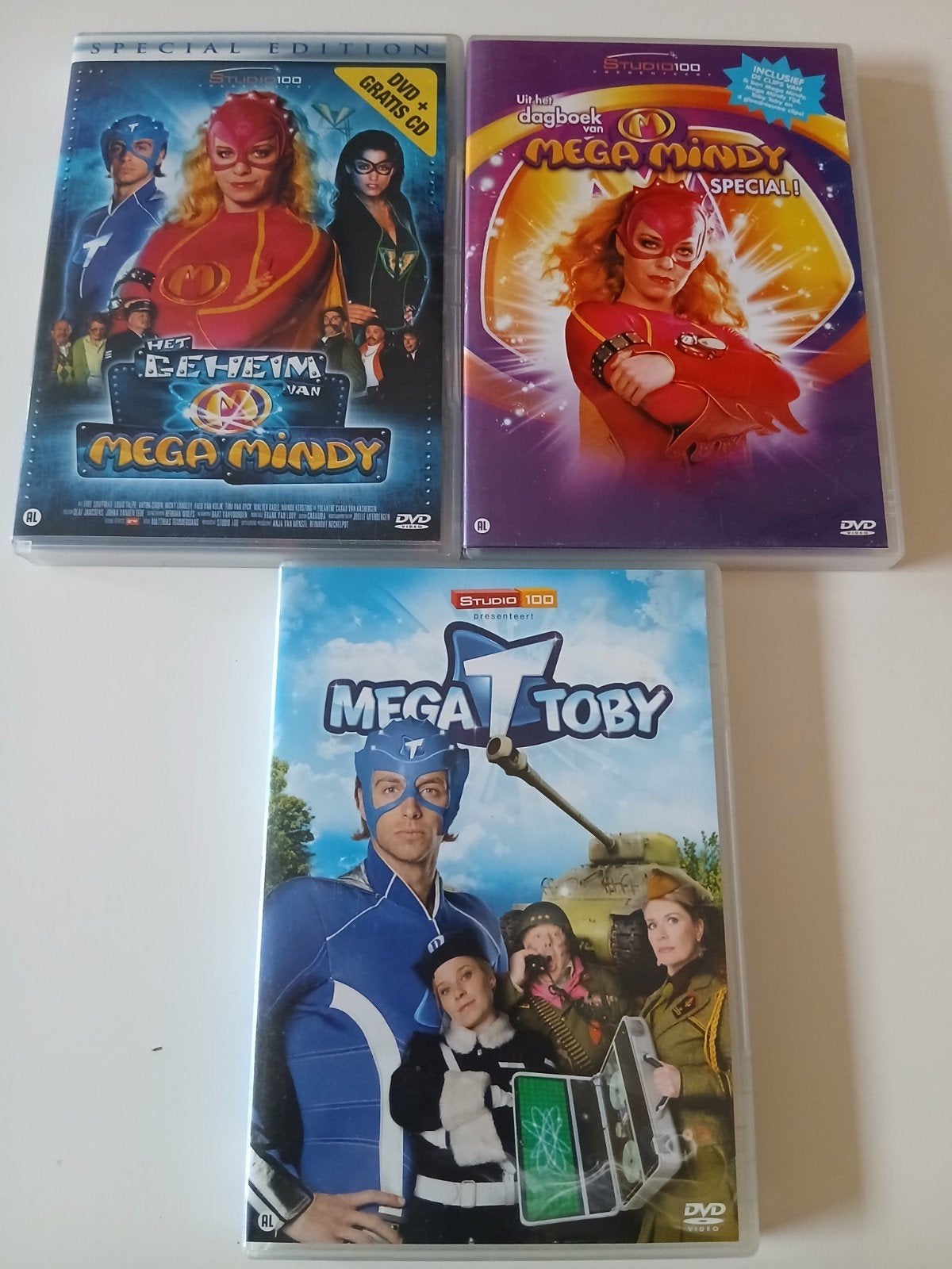 Mega Mindy & Mega Toby Studio 100 DVDs, Alle leeftijden, Ophalen of Verzenden, Zo goed als nieuw