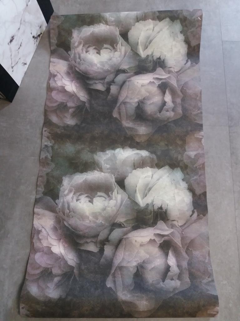 4 Rollen behang met rozen Vliesbehang 37392-2, Nieuw, Ophalen of Verzenden, Schilderij, Minder dan 50 cm