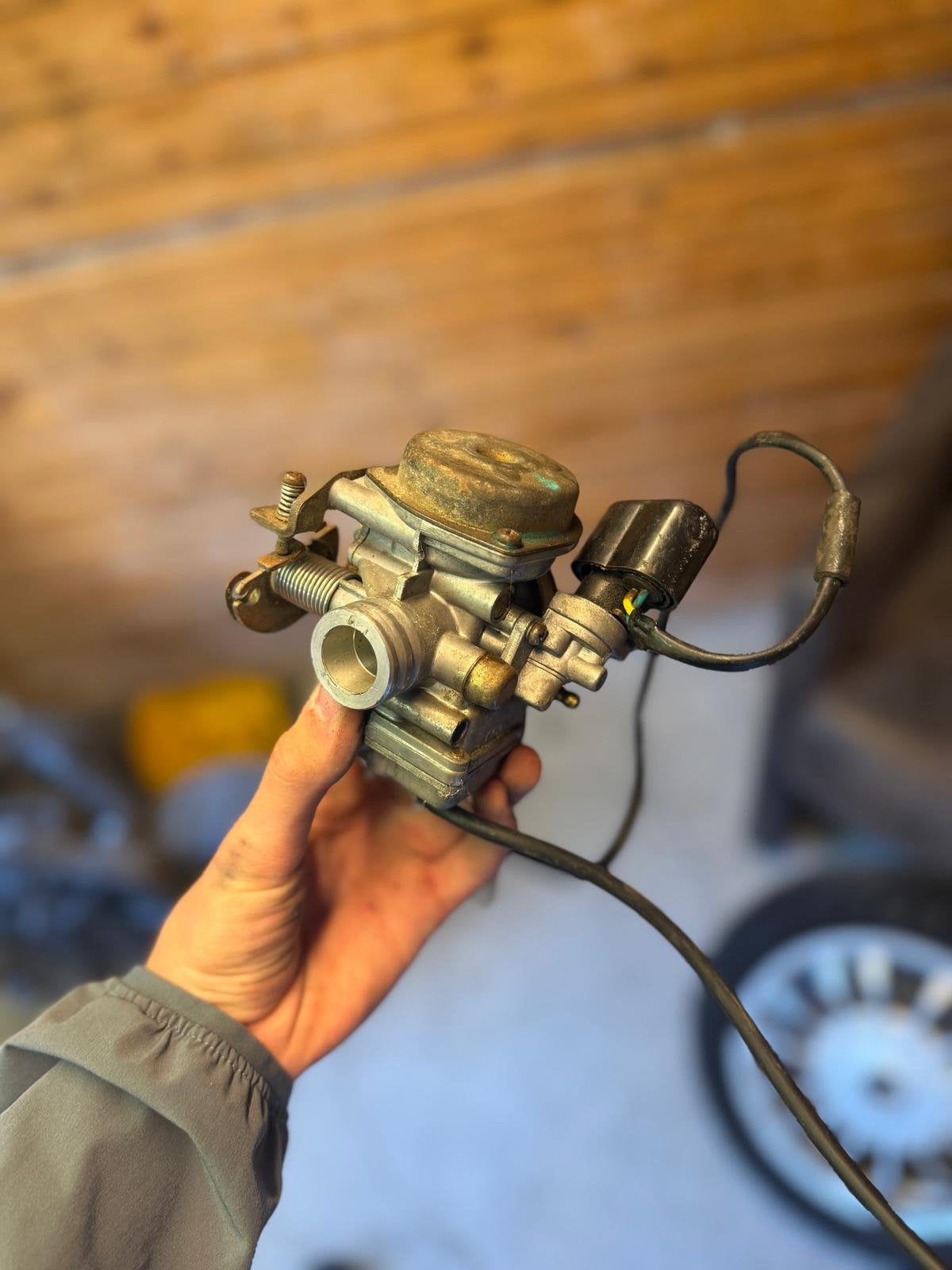 Vespa carb, Ophalen, Carburateur