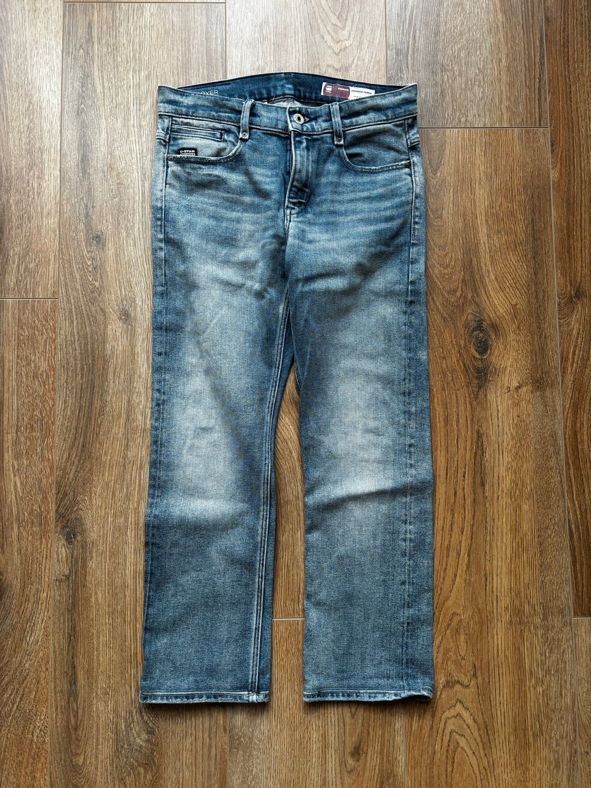 G-Star RAW Noxer Straight Jeans - Maat 27/28, Zo goed als nieuw, Maat 34 (XS) of kleiner, Lang, Verzenden