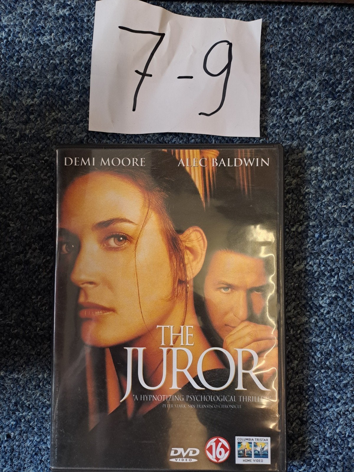 The Juror DVD - Demi Moore & Alec Baldwin (dvd, Vanaf 16 jaar, Ophalen of Verzenden, Gebruikt, Psychologische thriller