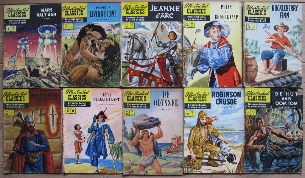 67 delen van Illustrated Classics / Top Illustrated Classics, Boeken, Meerdere stripboeken, Ophalen of Verzenden, Gelezen