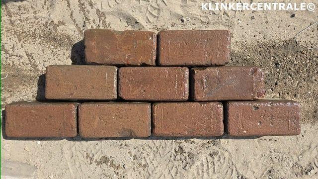 100m2 rood bruin gebakken klinkers keiformaat stenen broodje, Bij dit gebruikte product niet te achterhalen, Gebruikt, Verzenden