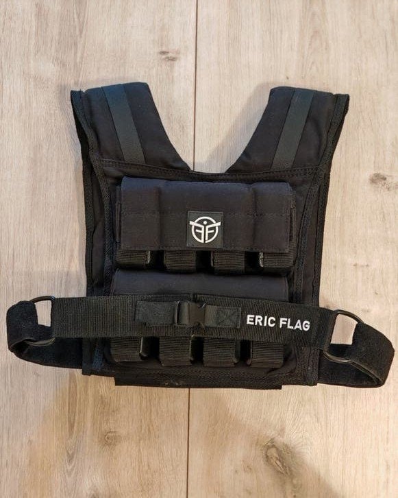 Super short gewichtsvest Eric Flag 20kg, Ophalen, Zo goed als nieuw