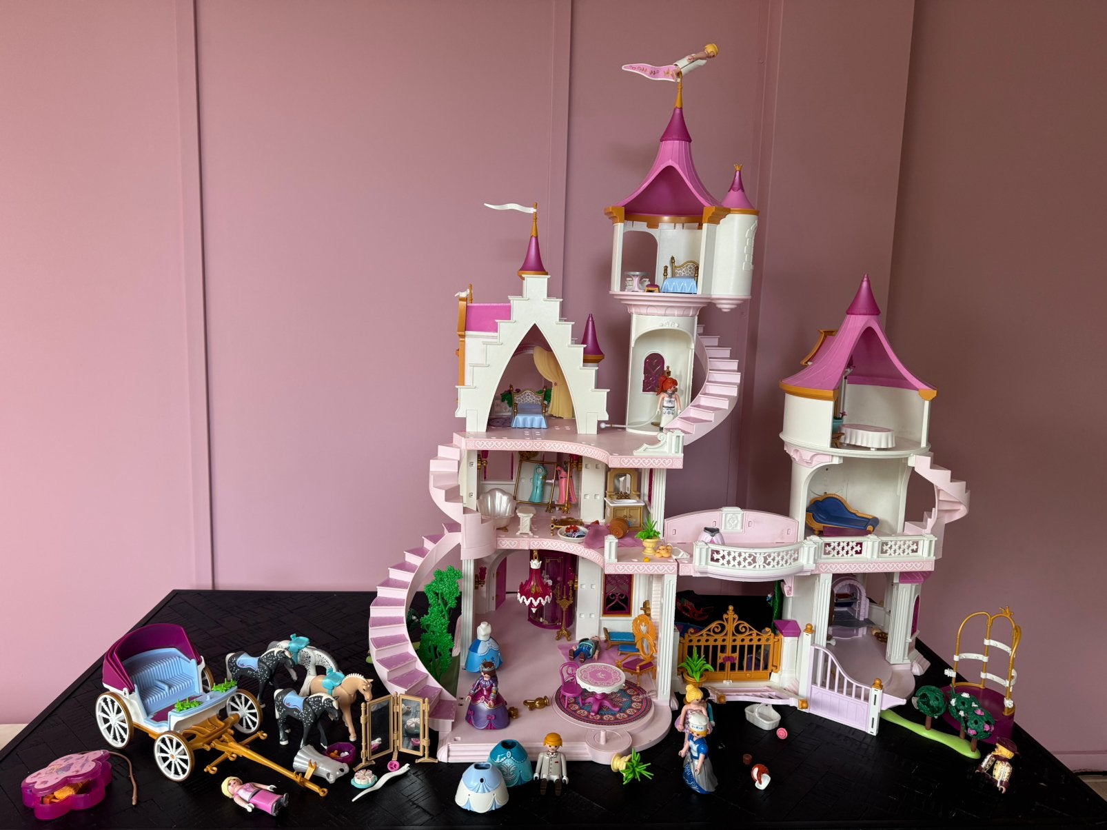 Playmobil prinsessen kasteel, Ophalen, Gebruikt, Complete set, Kasteel/Fort