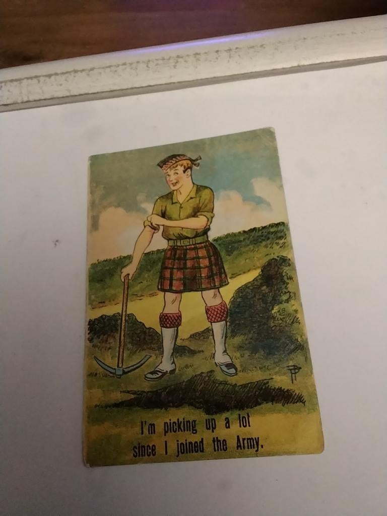 I'M PICKING UP A LOT SINCE I JOINED THE ARMY, Ophalen of Verzenden, Voor 1920, Sterren en Beroemdheden