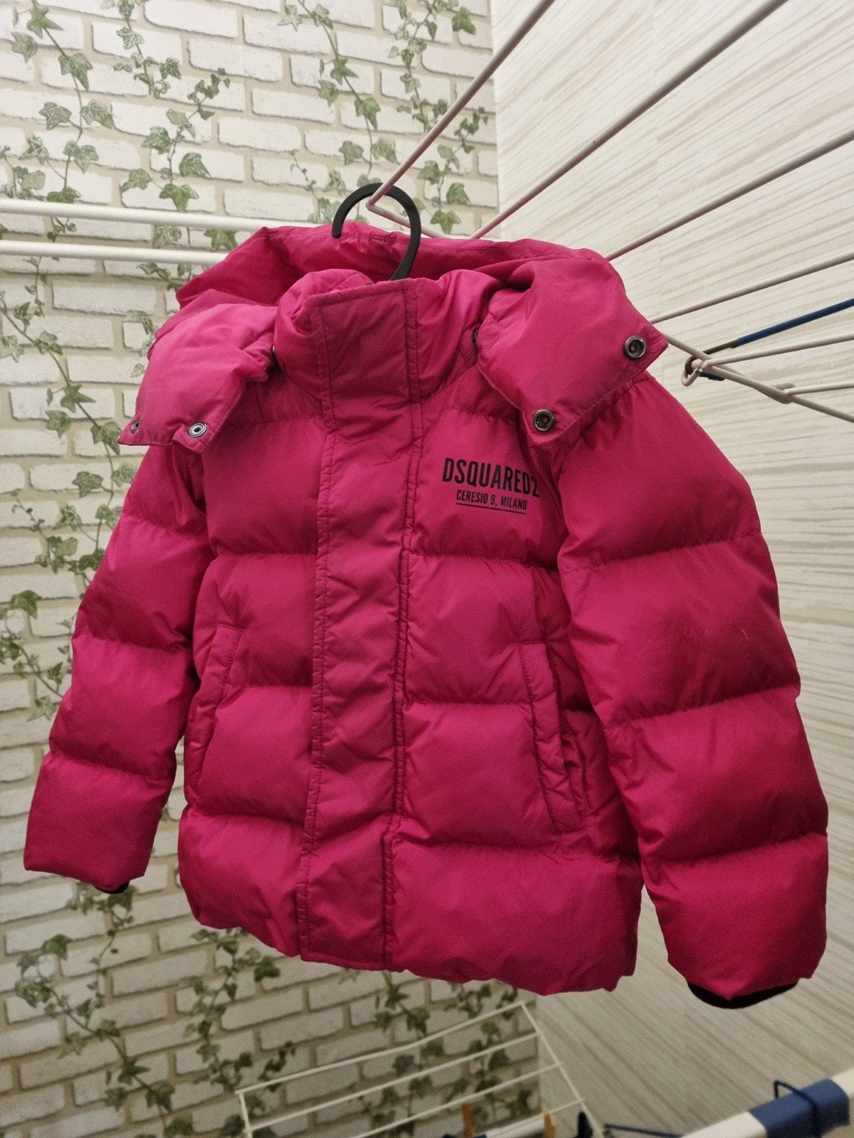 Dsquared2 jas meisje roze maat 98, Kinderen en Baby's, Meisje, Dsquared2, Ophalen of Verzenden, Zo goed als nieuw