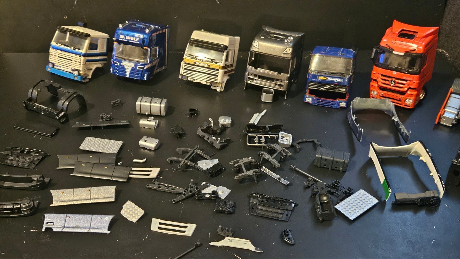 tekno onderdelen, Hobby en Vrije tijd, Modelauto's | 1:50, Ophalen of Verzenden, Zo goed als nieuw, Bus of Vrachtwagen, Tekno