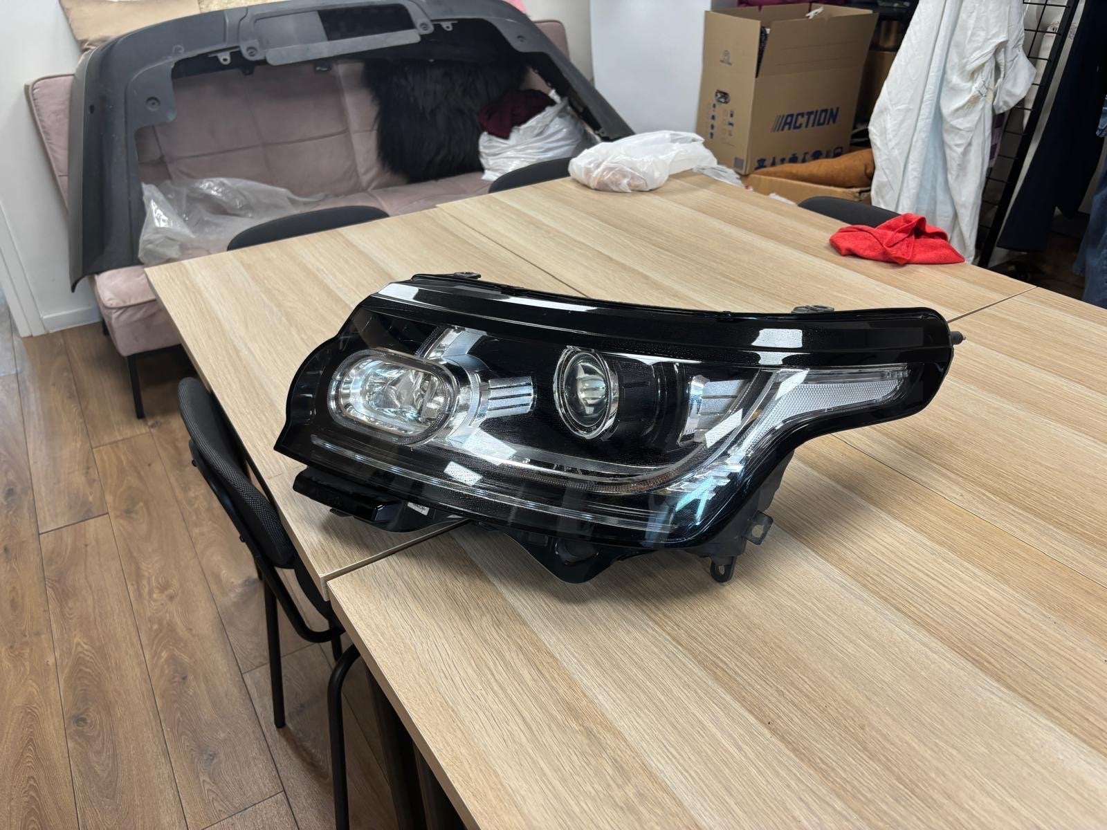 Set koplampen Range Rover L405 2013-2017, Ophalen of Verzenden, Gebruikt, Land Rover