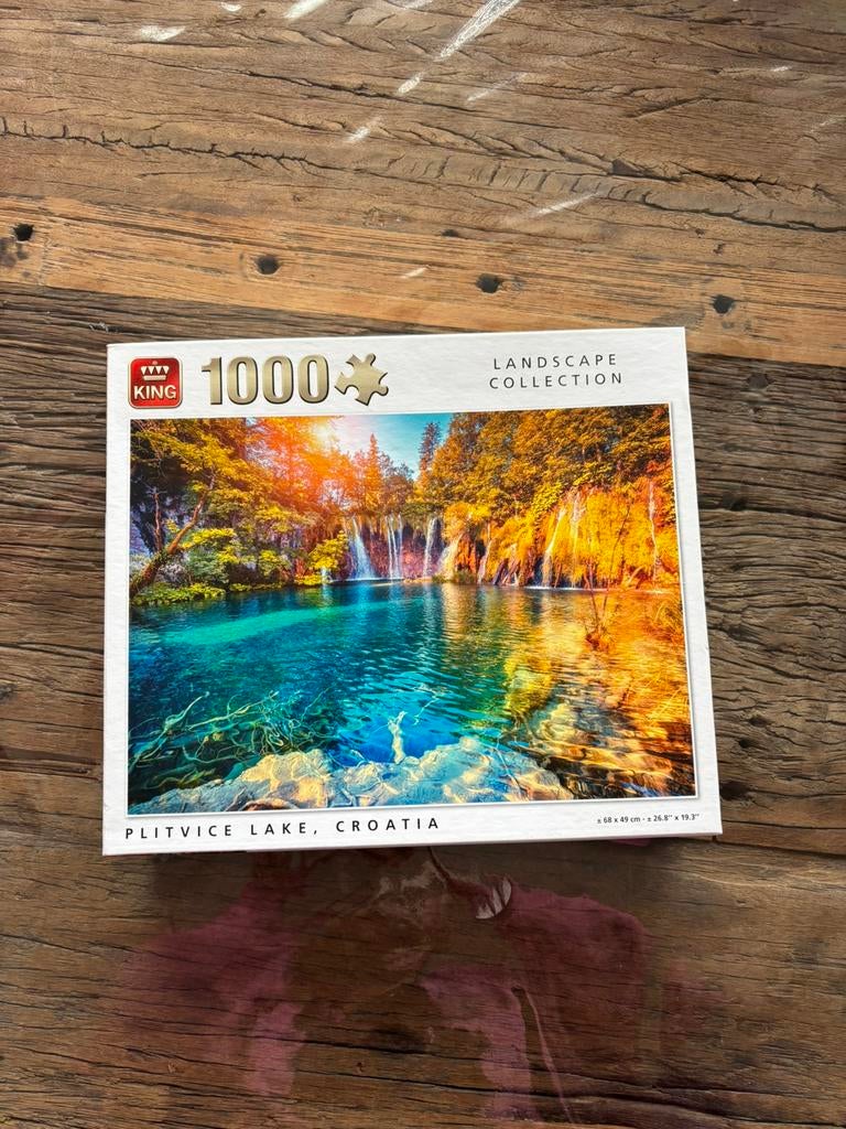 Puzzel plitvice lake - croatia, Ophalen, 500 t/m 1500 stukjes, Zo goed als nieuw