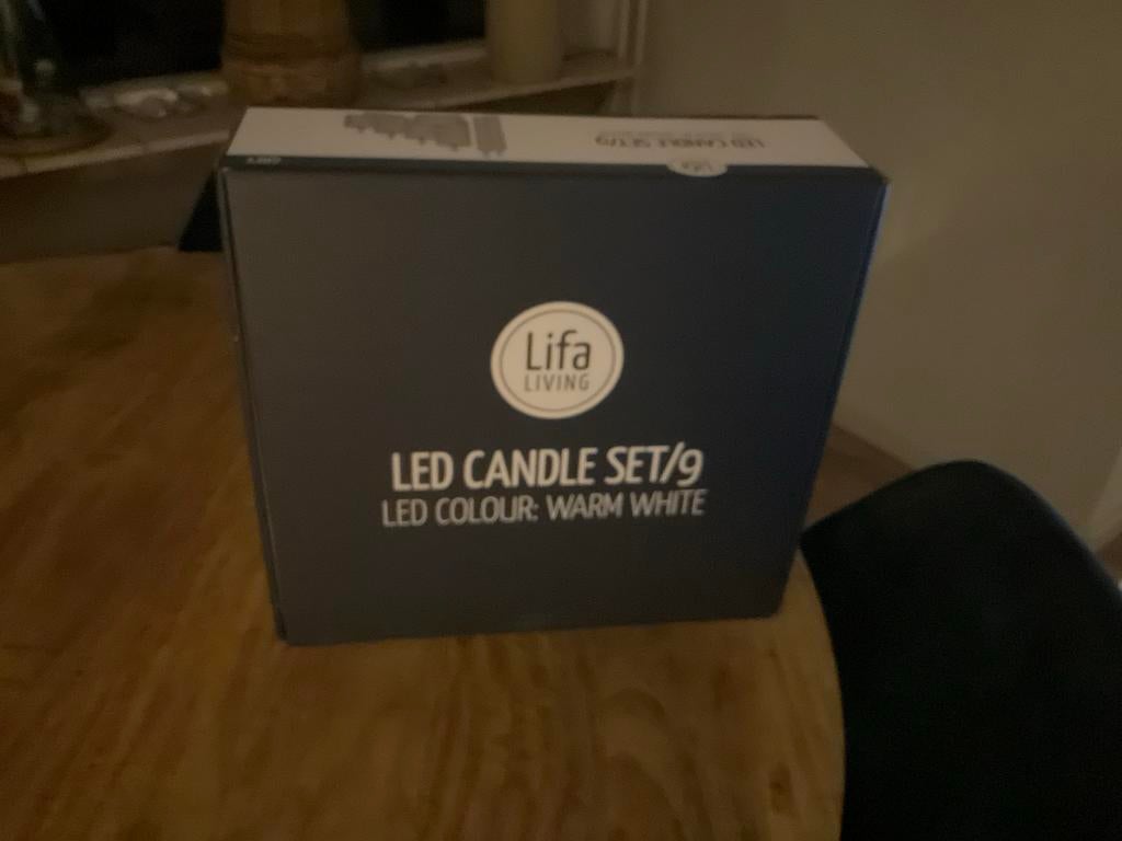 Lifa Living LED Kaarsenset/9 - Warm Wit, Huis en Inrichting, Woonaccessoires | Kandelaars en Kaarsen, Kunststof, Wit, Nieuw, Ophalen of Verzenden