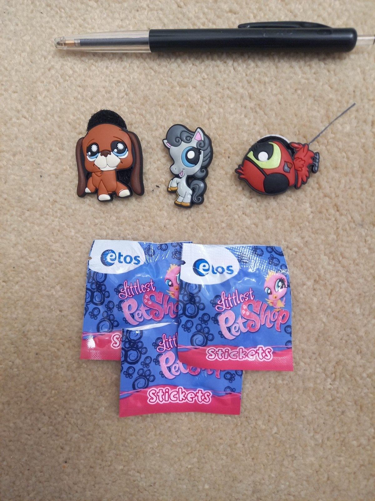 3 LITTLEST PETSHOP STICKETS - Etos 2009, Verzamelen, Verzenden