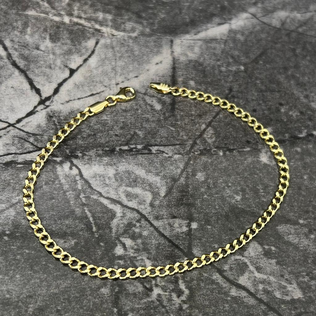 14 karaat gouden armband gourmet schakel, Ophalen of Verzenden, Nieuw, Goud
