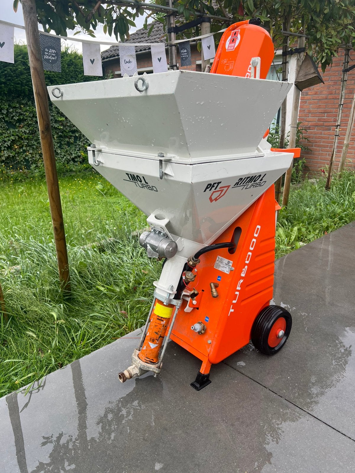Pft Ritmo Turbo X gipsspuit, Doe-het-zelf en Verbouw, Ophalen of Verzenden, Gebruikt