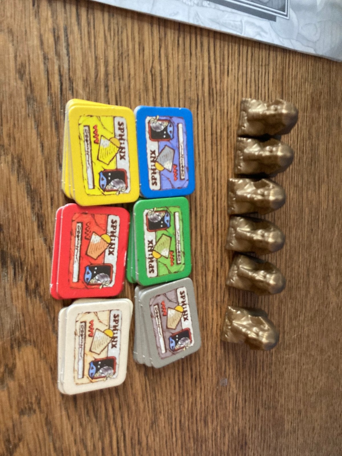 Onderdelen sphinx spel, Ophalen of Verzenden, Zo goed als nieuw