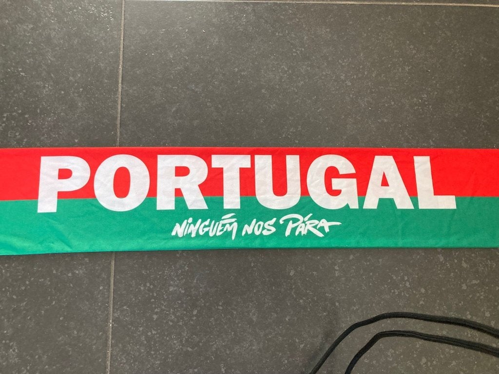 Portugal vaantje sjaal banner supporters sjaal, Ophalen of Verzenden, Zo goed als nieuw, Buitenlandse clubs, Vaantje of Sjaal