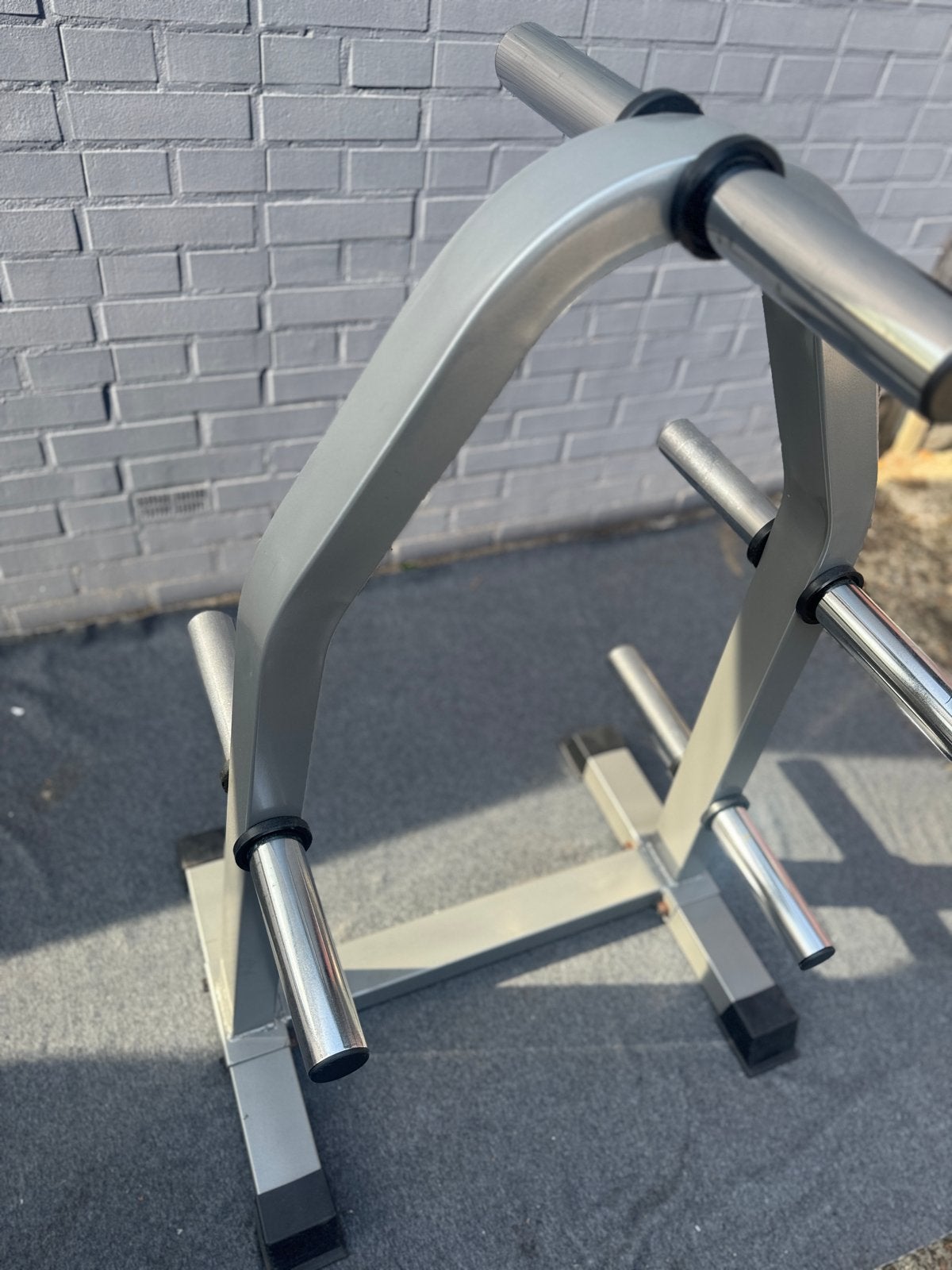 Weight rack/ gewichtenrek voor schijven 50mm, Sport en Fitness, Ophalen, Zo goed als nieuw, Armen