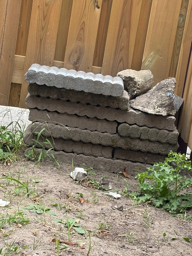 Tuintegels, Ophalen, Gebruikt, Minder dan 5 m², Beton