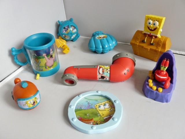 McDonalds 2012 # serie Spongebob compleet, Verzamelen, Ophalen of Verzenden, Zo goed als nieuw