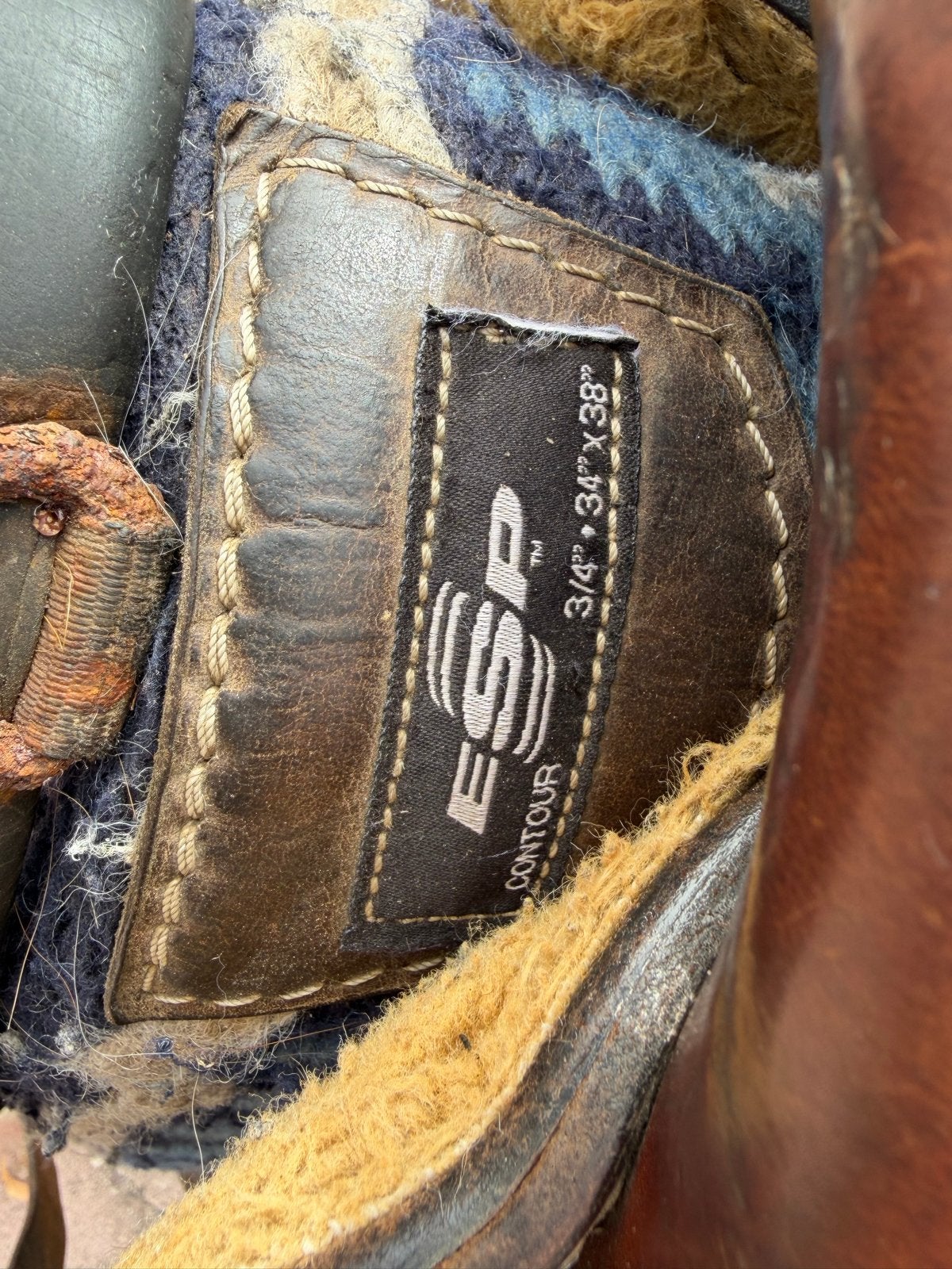 Westernzadel, Dieren en Toebehoren, Paarden en Pony's | Zadels, Ophalen, Gebruikt, Vlakke zit, Overige merken
