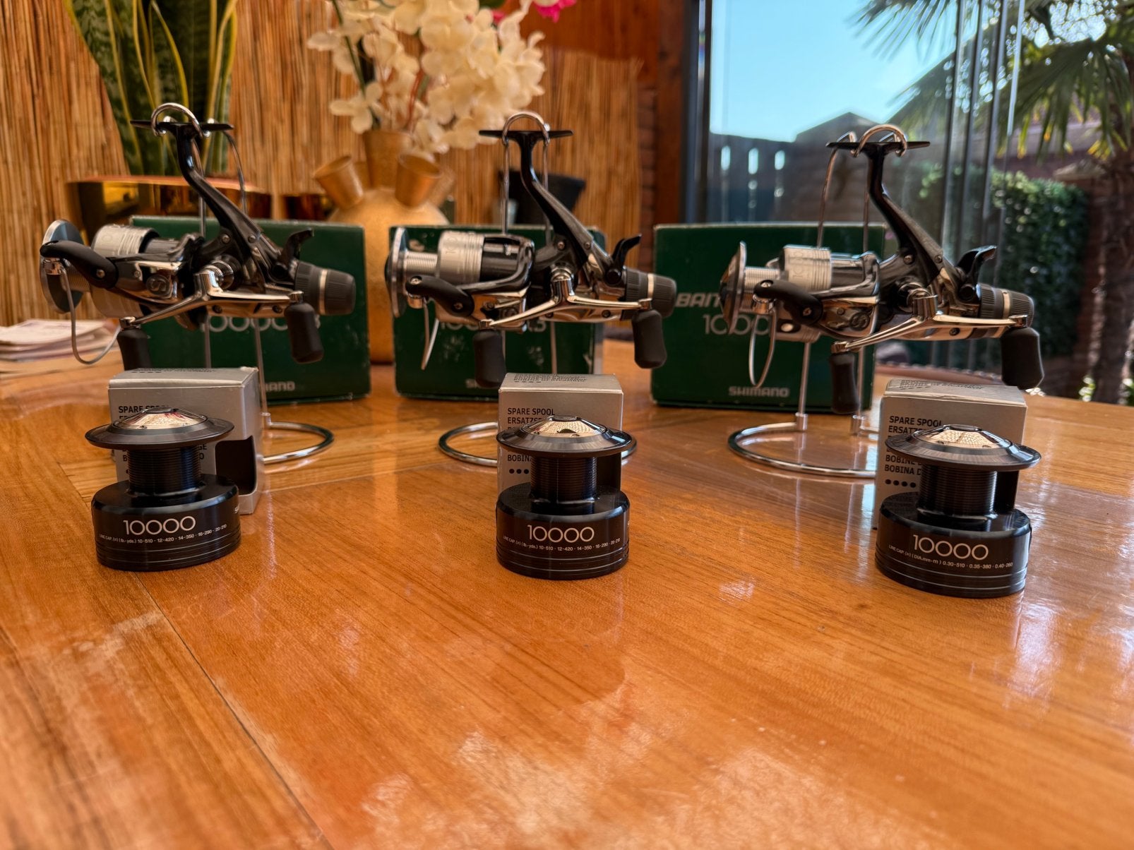 *** 3 x Shimano Baitrunner XT 10000RB ***, Watersport en Boten, Ophalen of Verzenden, Zo goed als nieuw, Molen