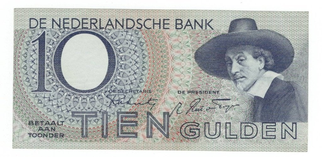 Zeldzaam 10 Gulden biljet uit 1943, Verzenden, 10 gulden, Los biljet