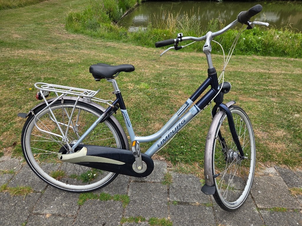 Limpurg damesfiets met 7 Versnellingen en framemaat 52cm, Fietsen en Brommers, Gebruikt, Versnellingen, 50 tot 53 cm, Trommelrem