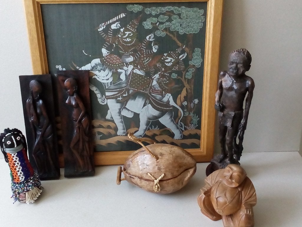 Aziatische/Afrikaanse wand/woondecoraties.Pr/p/st.vanaf, Ophalen of Verzenden