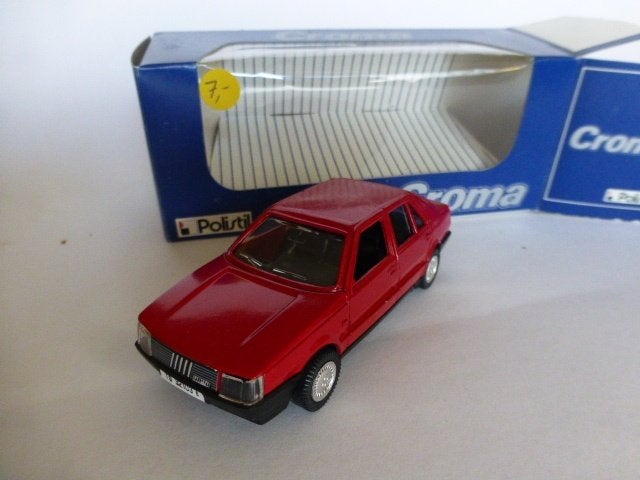 Polistil Fiat Croma sedan rood, Ophalen of Verzenden, Zo goed als nieuw, Auto, Overige merken
