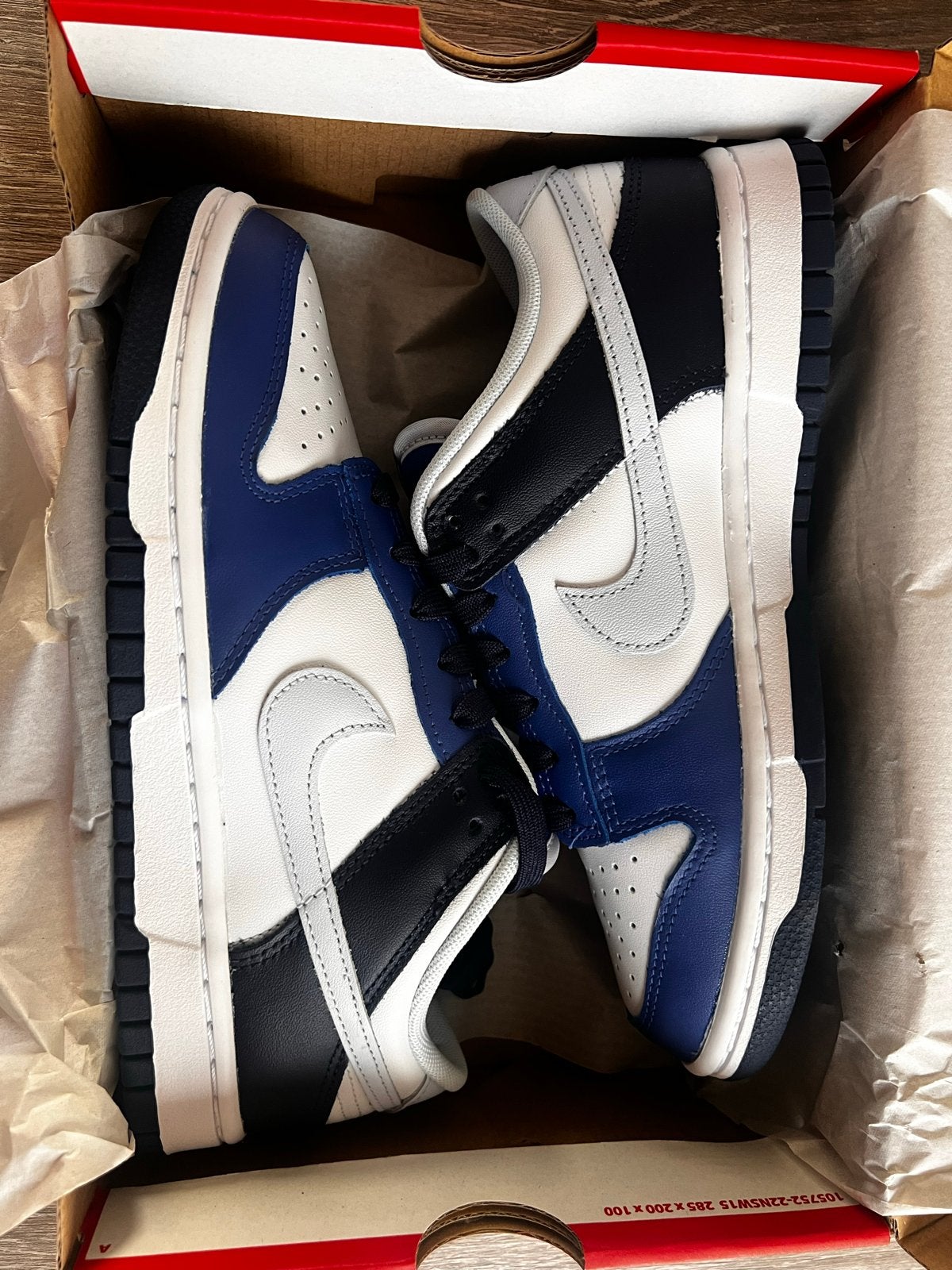 Nike Dunk Low "Game Royal Navy"- Maat 38.5, Kleding | Heren, Ophalen of Verzenden, Nieuw, Blauw, Sneakers of Gympen