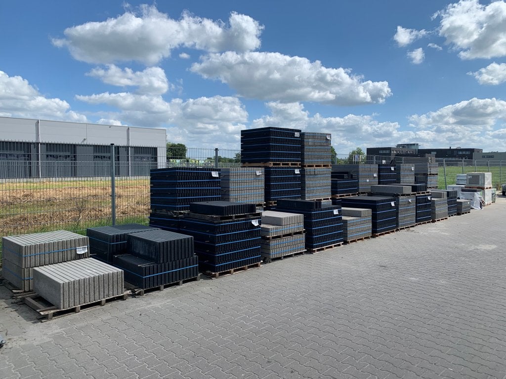 Opsluitbanden Grijs in diverse maten - J&W 12, Tuin en Terras, Bielzen en Borders, Ophalen, 100 tot 200 cm, Overige typen, Nieuw