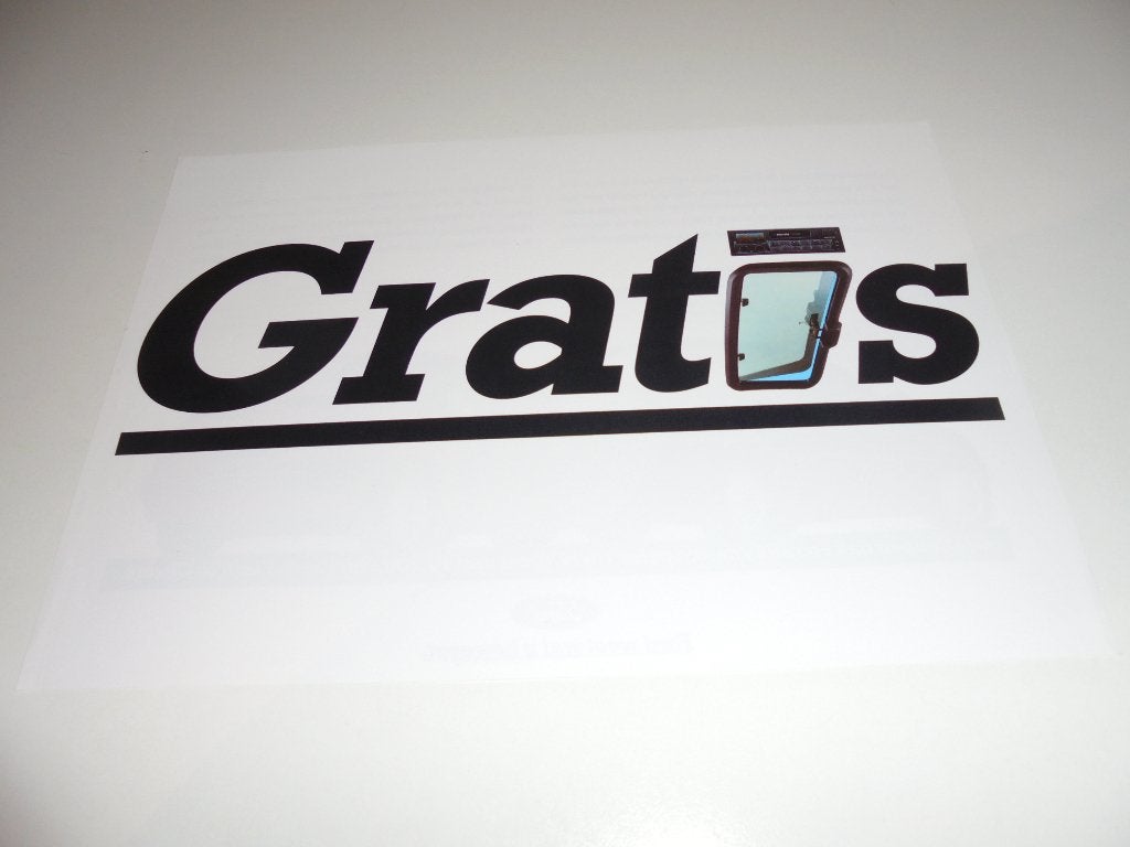 leaflet Ford Fiesta Cheers en Fiesta Flash aktie, Ophalen of Verzenden, Nieuw, Ford