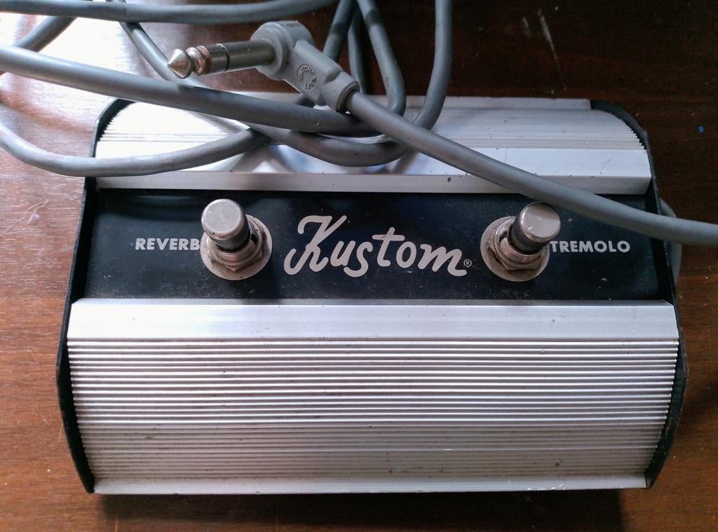 Kustom Amp Reverb/Tremolo Pedal, Ophalen of Verzenden, Reverb