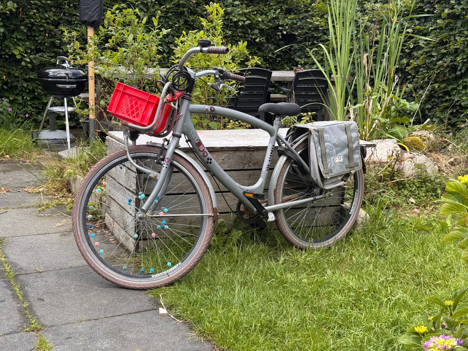 Alpina Clubb kinderfiets 26 inch met voordrager, Terugtraprem, Gebruikt, Handrem, Ophalen