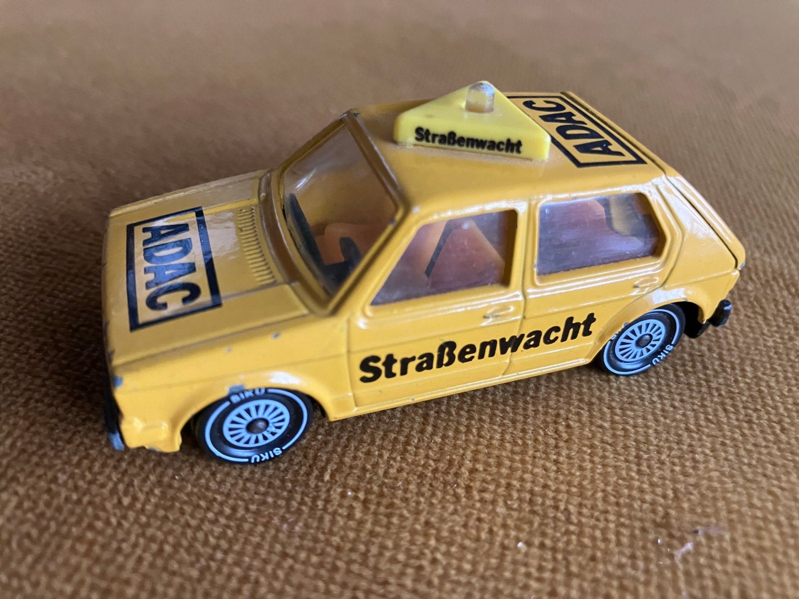 Siku VW Golf LS ADAC Straßenwacht - Vintage Speelgoedauto, Ophalen of Verzenden, Gebruikt, Overige typen