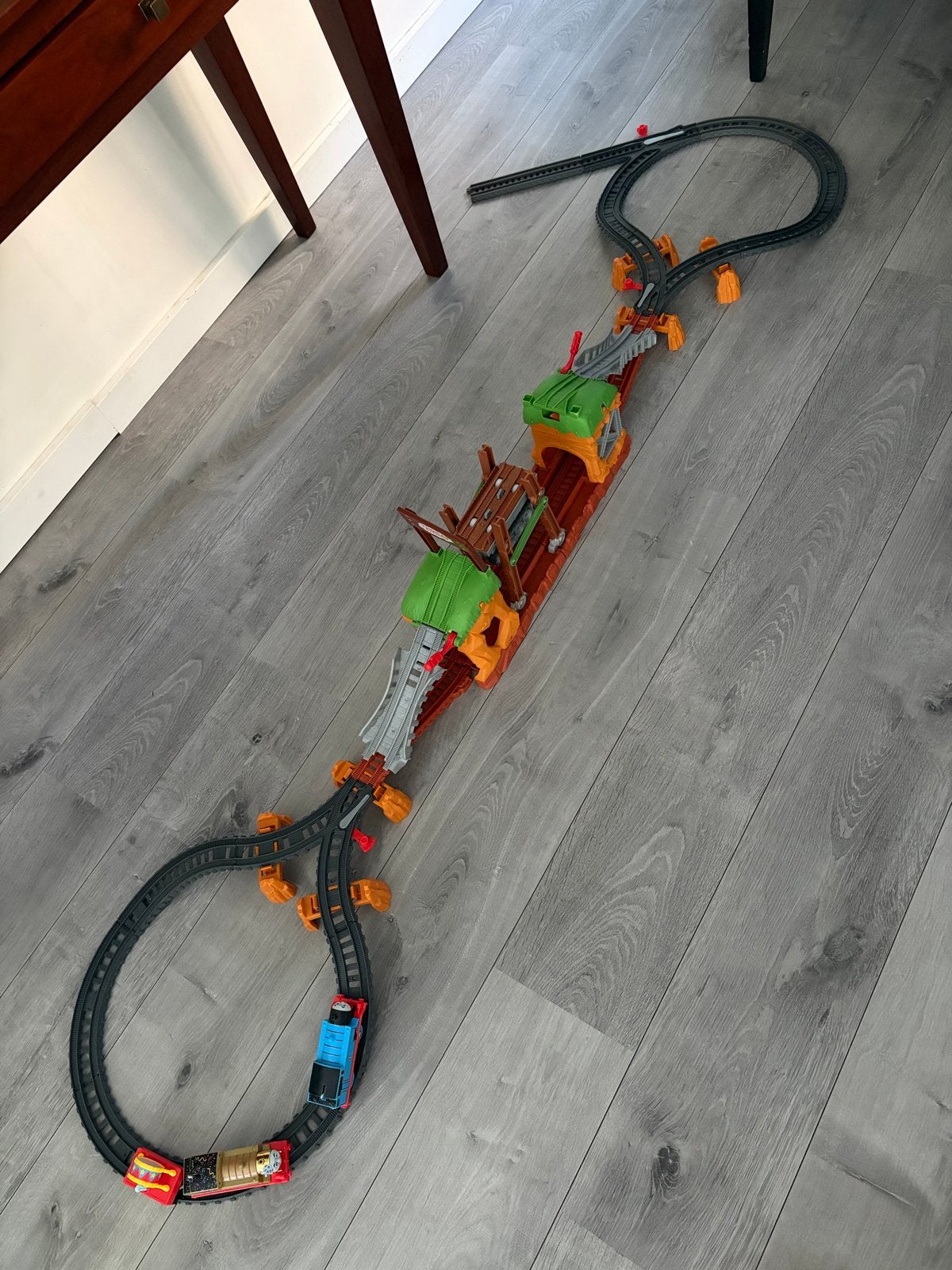 Thomas de Trein elektrische baan met batterijen, Ophalen of Verzenden, Gebruikt