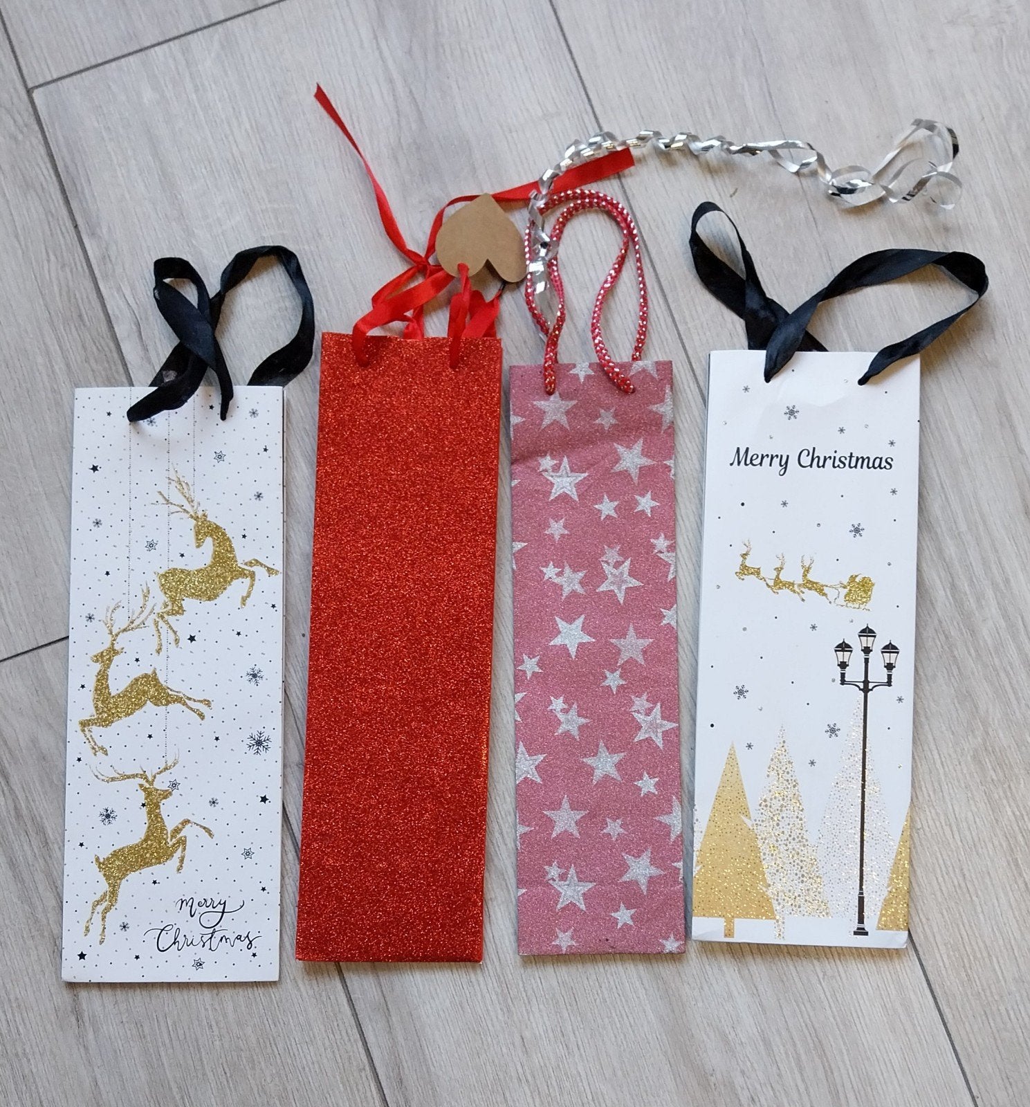kerst cadeau tasjes voor flessen., Ophalen of Verzenden, Nieuw, Overige onderwerpen