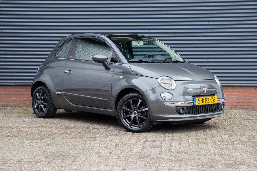 Fiat 500 0.9 Lounge Cabrio Parkeersensor (bj 2013), Auto's, 945 kg, Euro 5, Gebruikt, 31 €/maand