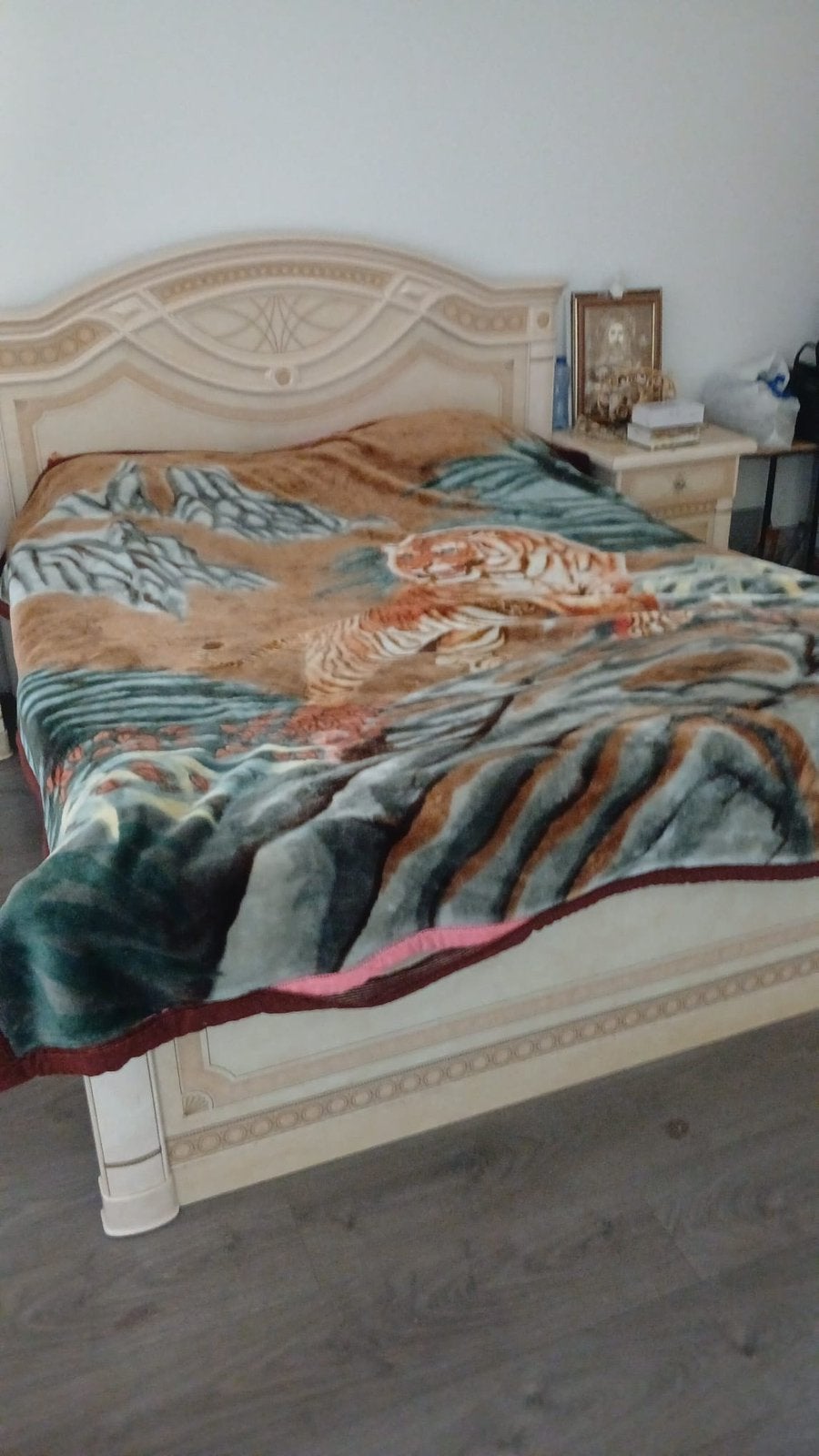Tekoop slaapkamer compleet met makeuptafel en stoel, Huis en Inrichting, Ophalen of Verzenden, Gebruikt, Tweepersoons, Hout