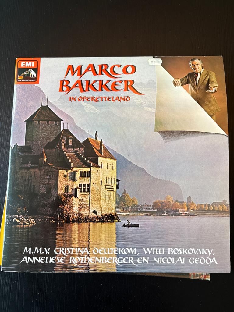 Marco Bakker - In Operetteland LP (EMI His Master's Voice), Gebruikt, Ophalen of Verzenden, 12 inch, Dubbel-LP