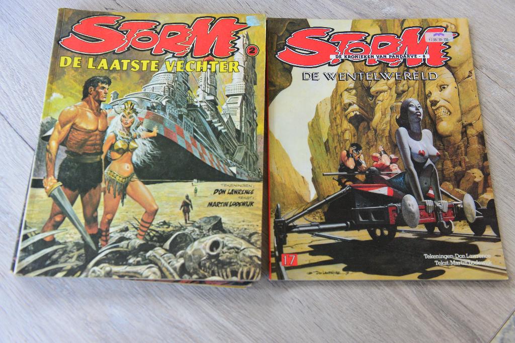 5 X STORM by Don Lawrence en Martin Lodewijk delen 2 / 3, Boeken, Stripboeken, Meerdere stripboeken, Verzenden, Gelezen