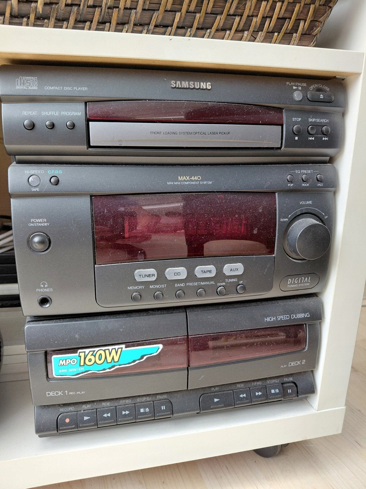 Sterio toren Samsung max-440, Audio, Tv en Foto, Ophalen of Verzenden, Overige merken